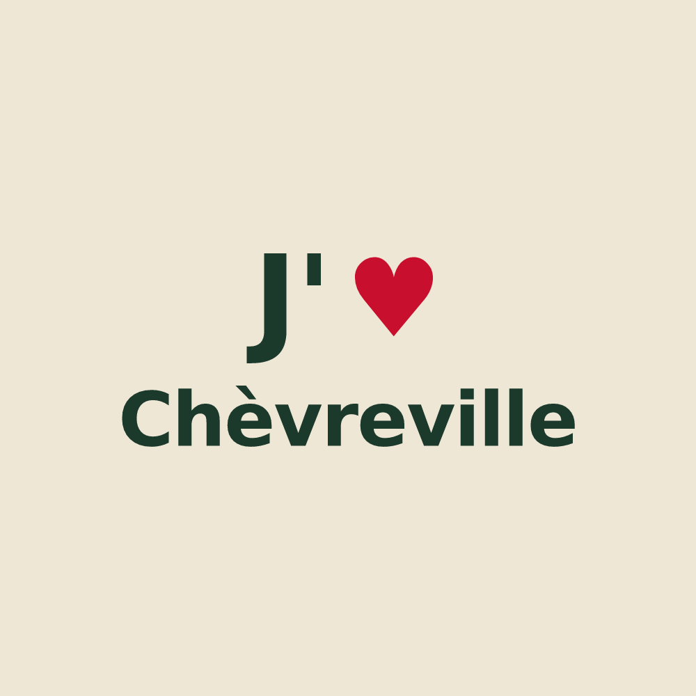 Tote bag personnalisé Chèvreville — design J'aime Chèvreville