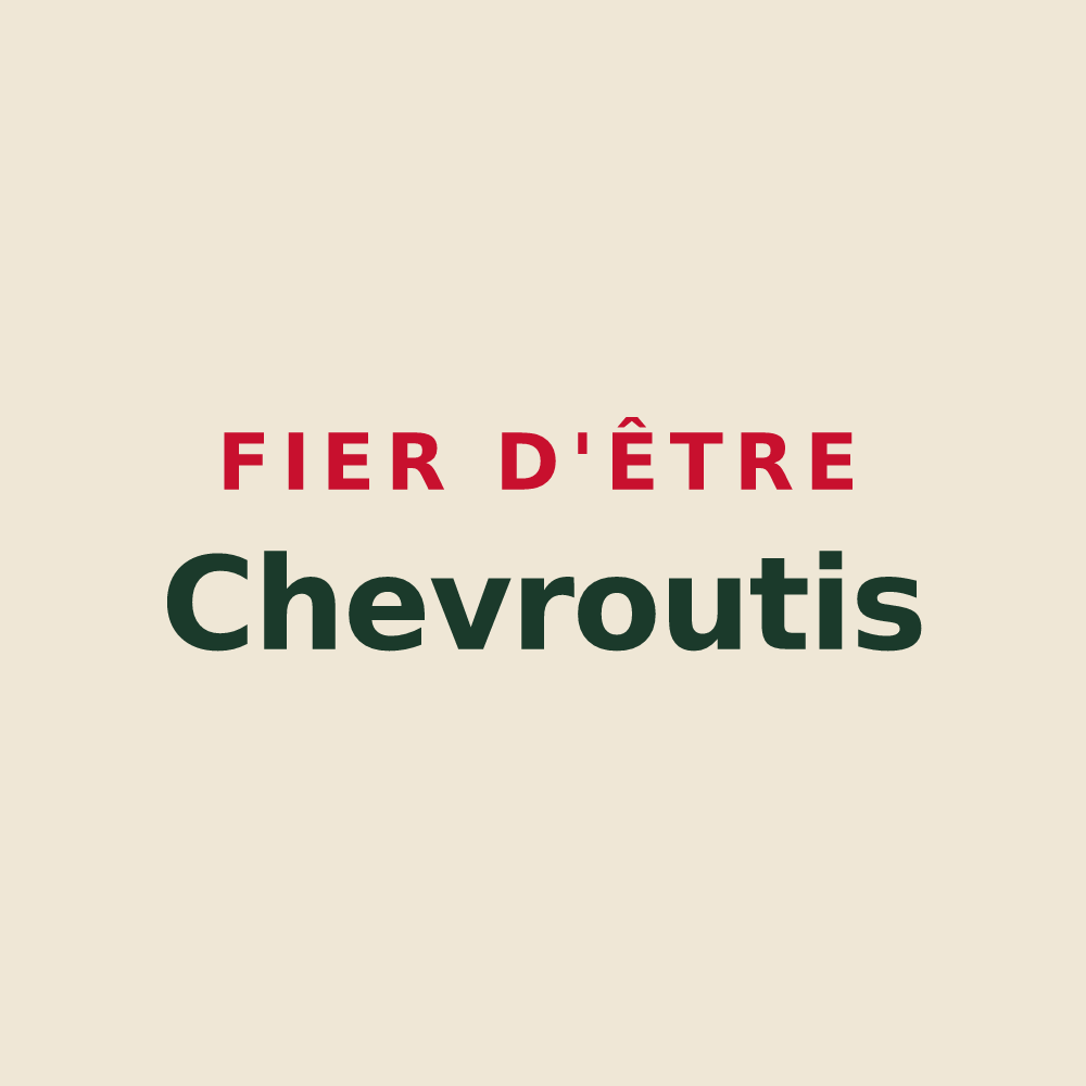Tote bag « Fier d'être Chevroutis » — design pour Chevroux