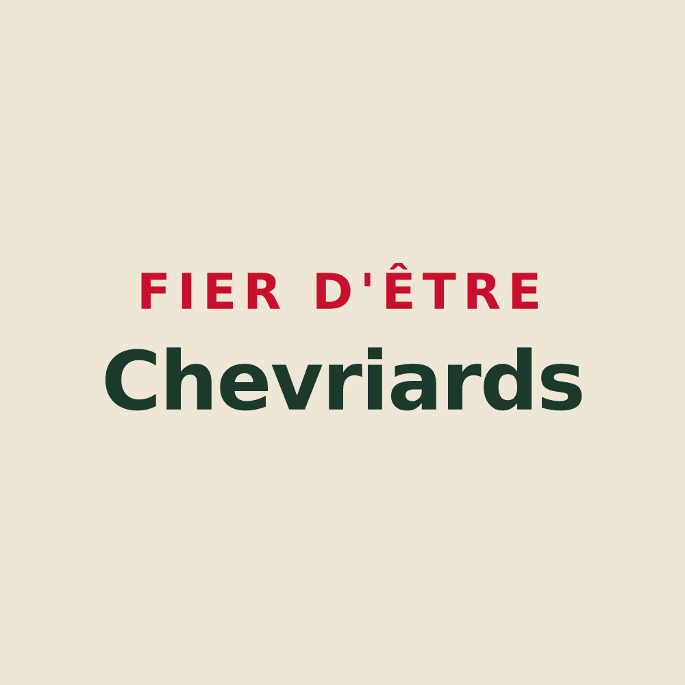 Tote bag « Fier d'être Chevriards » — design pour Chevry-Cossigny