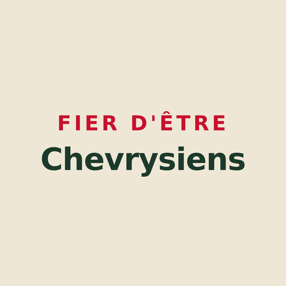 Tote bag « Fier d'être Chevrysiens » — design pour Chevry