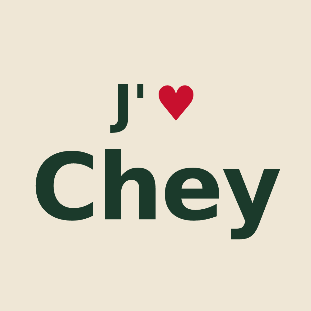 Tote bag personnalisé Chey — design J'aime Chey