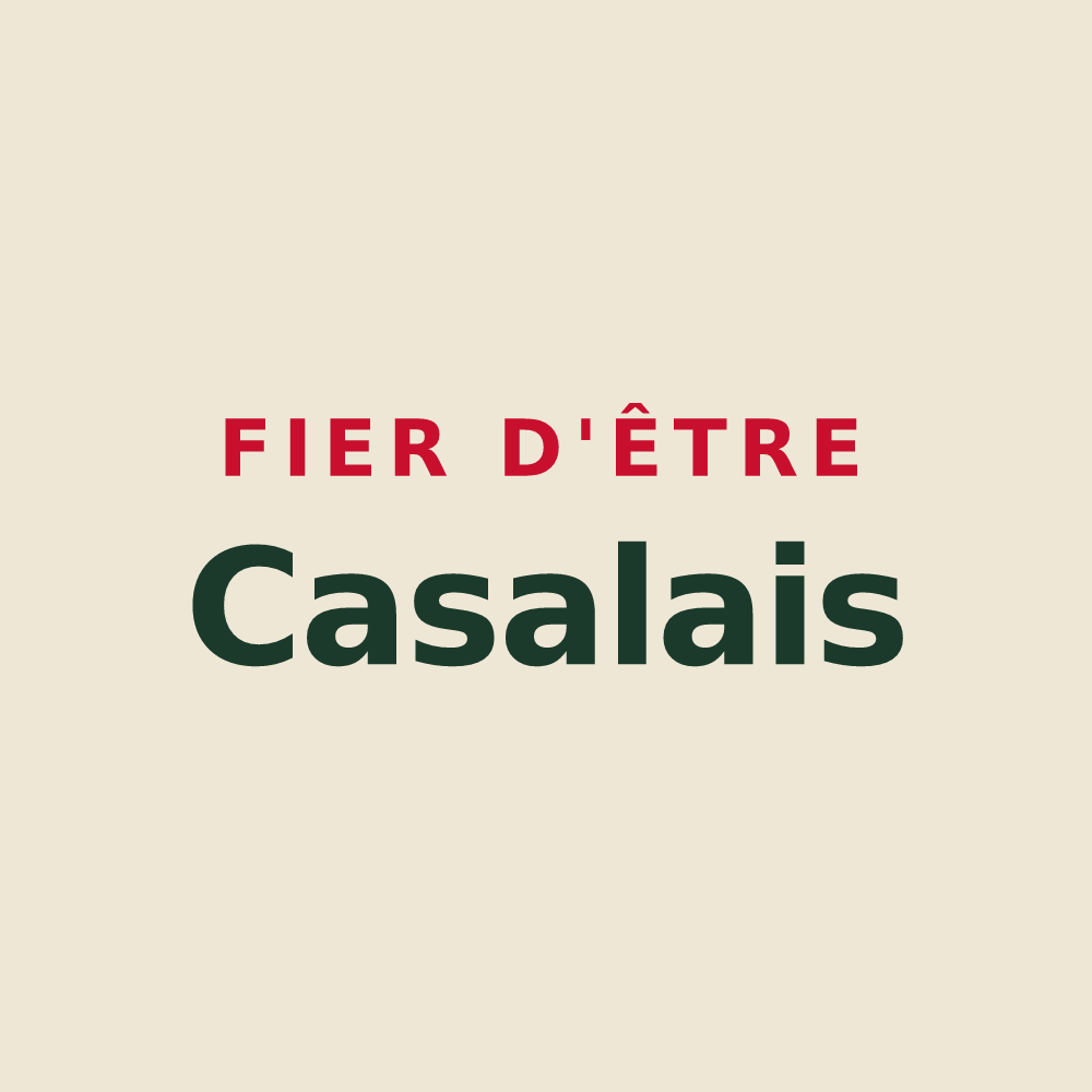 Tote bag « Fier d'être Casalais » — design pour Chezal-Benoît