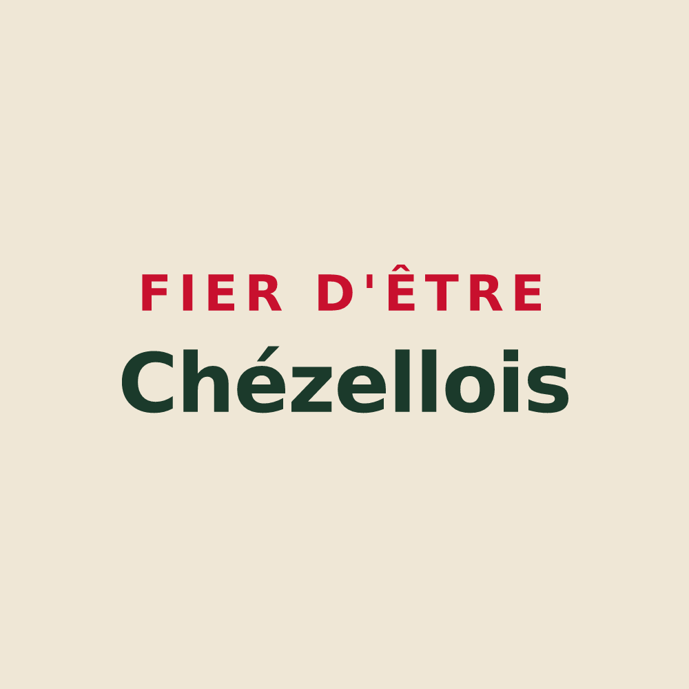Tote bag « Fier d'être Chézellois » — design pour Chezelles