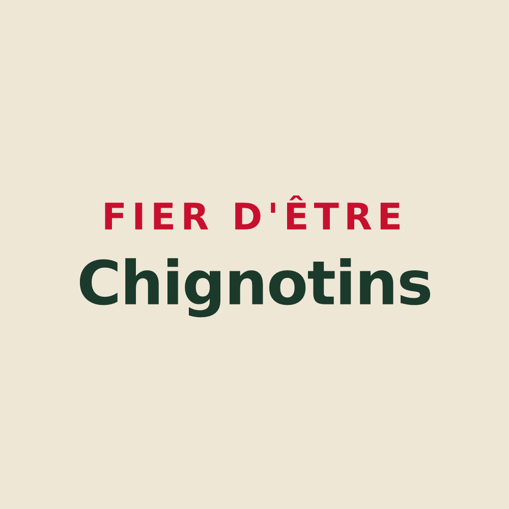 Tote bag « Fier d'être Chignotins » — design pour Chigny-les-Roses