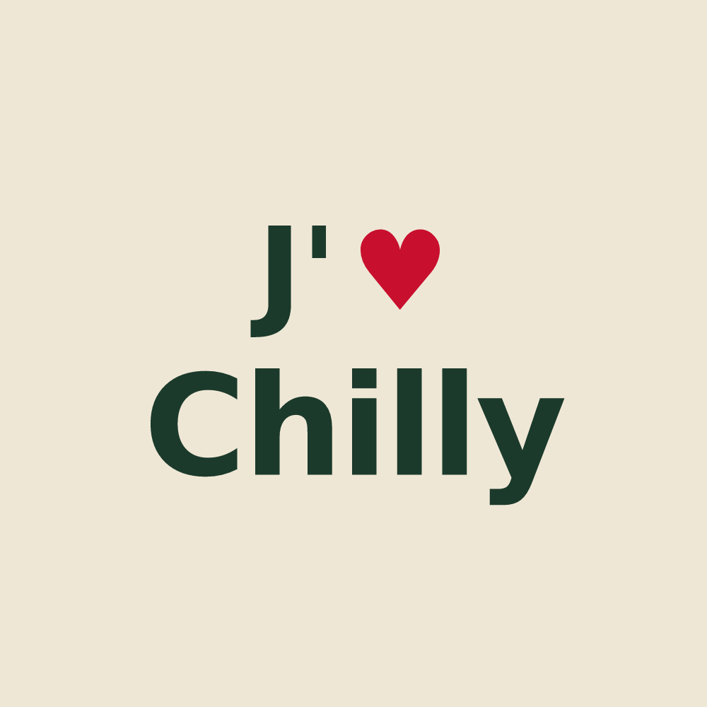 Tote bag personnalisé Chilly — design J'aime Chilly
