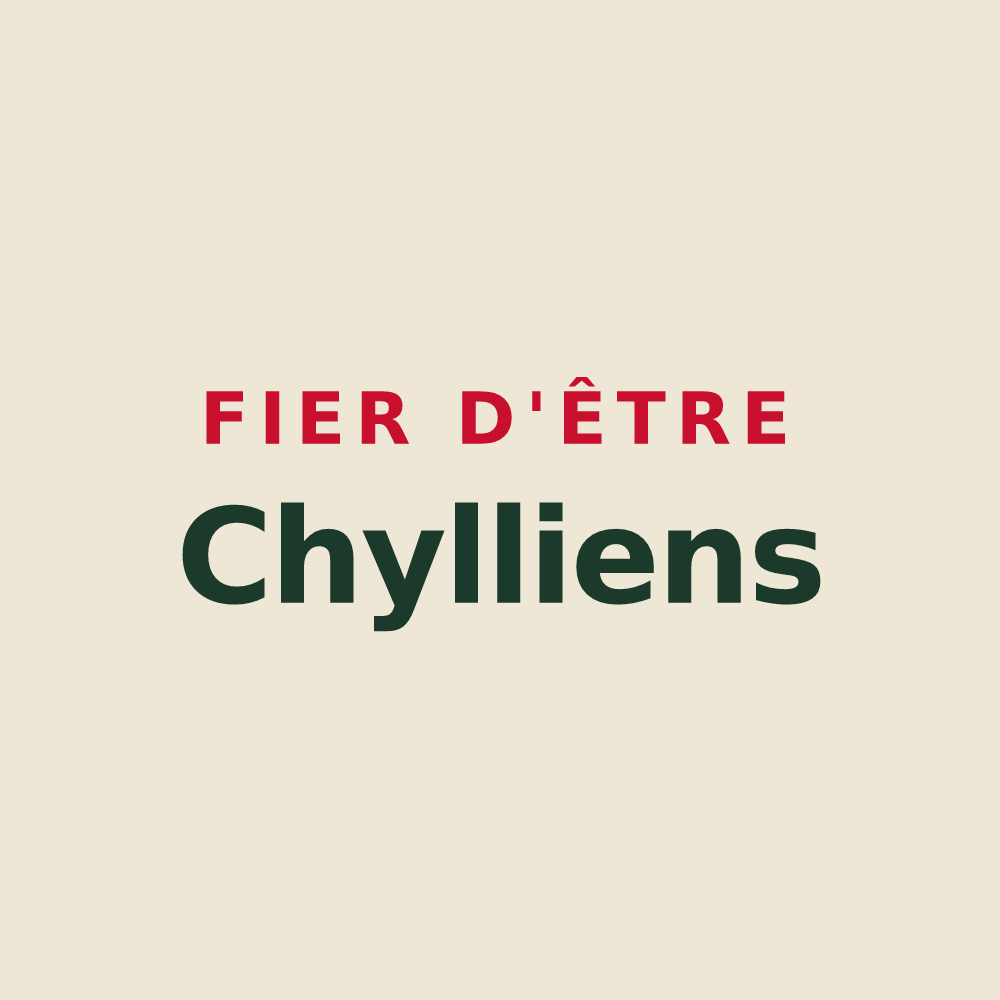 Tote bag « Fier d'être Chylliens » — design pour Chilly