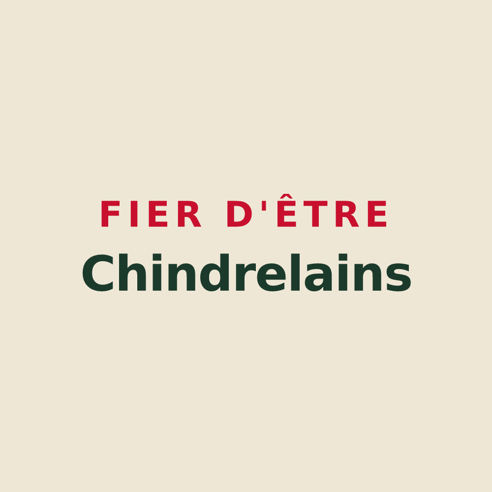 Tote bag « Fier d'être Chindrelains » — design pour Chindrieux