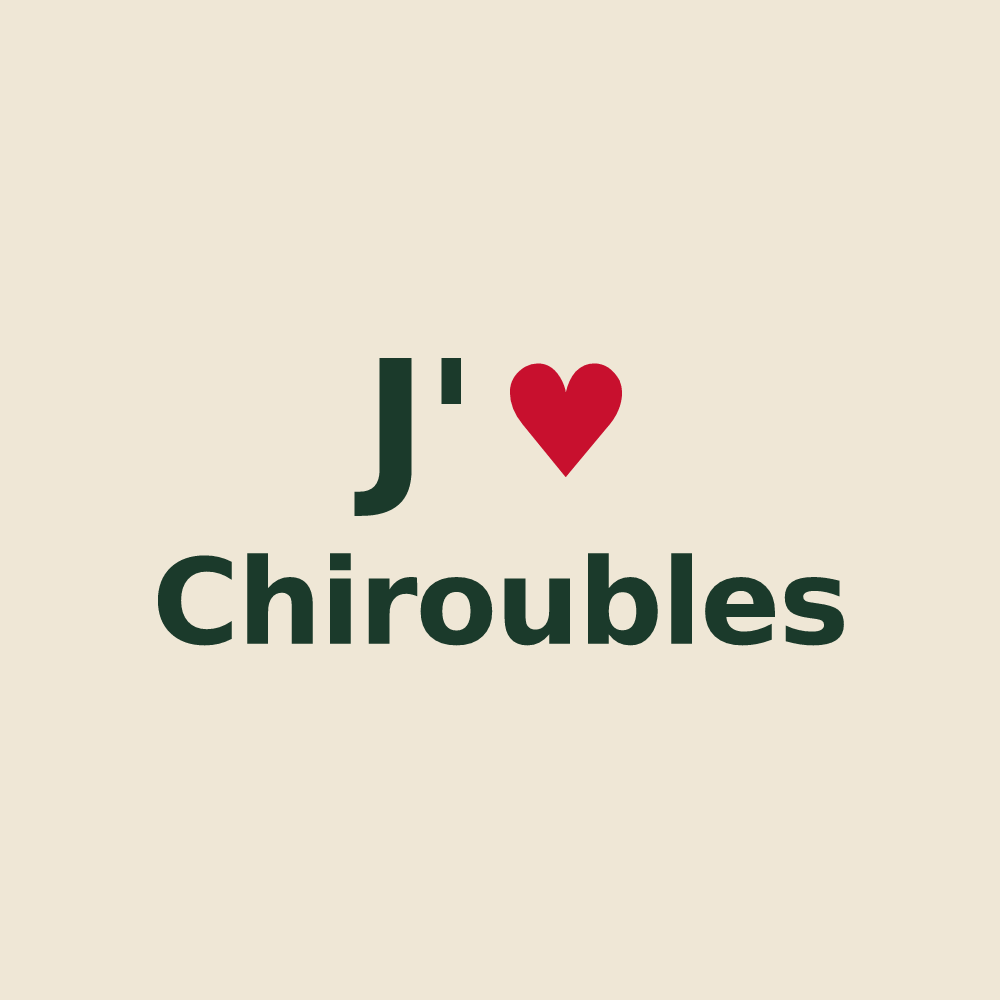 Tote bag personnalisé Chiroubles — design J'aime Chiroubles