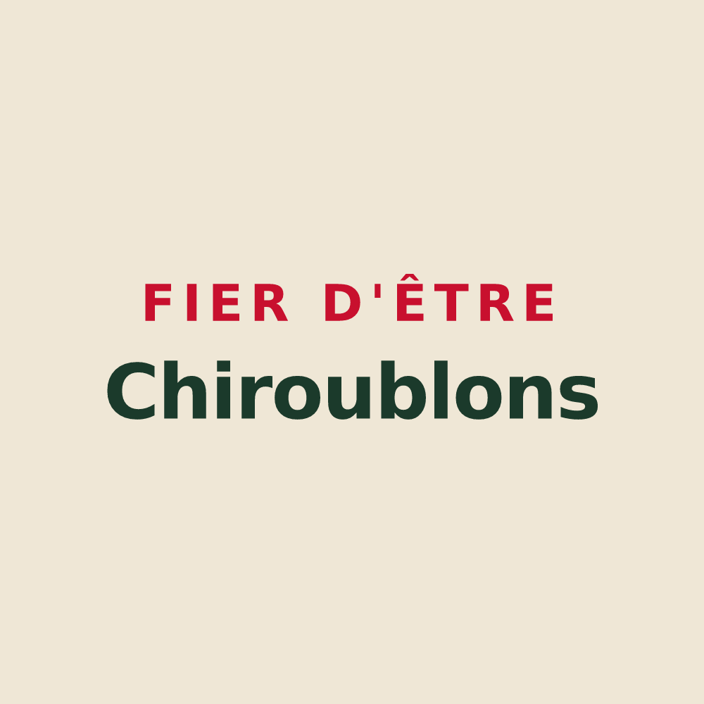 Tote bag « Fier d'être Chiroublons » — design pour Chiroubles