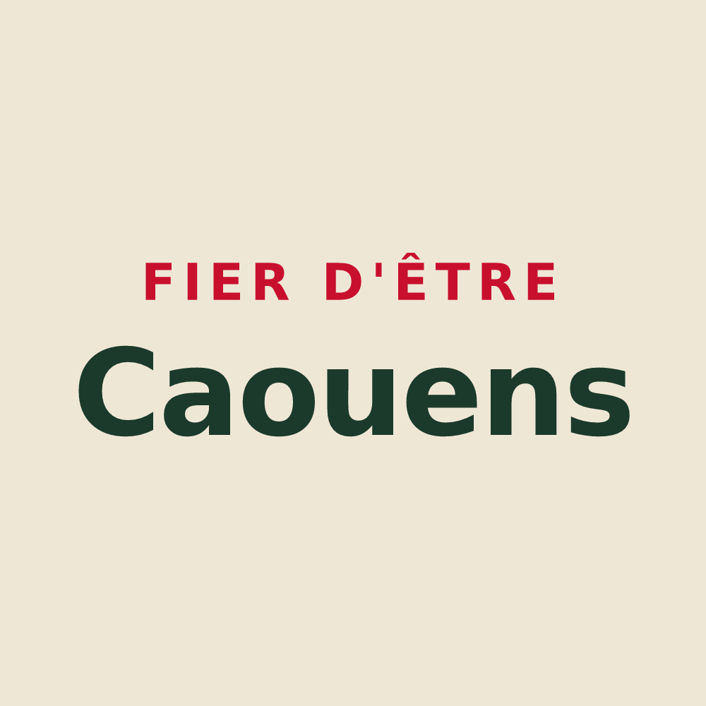 Tote bag « Fier d'être Caouens » — design pour Chiry-Ourscamp