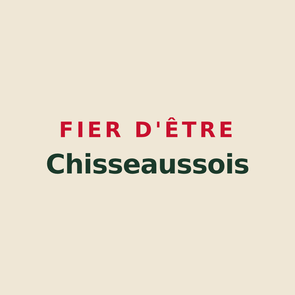 Tote bag « Fier d'être Chisseaussois » — design pour Chisseaux