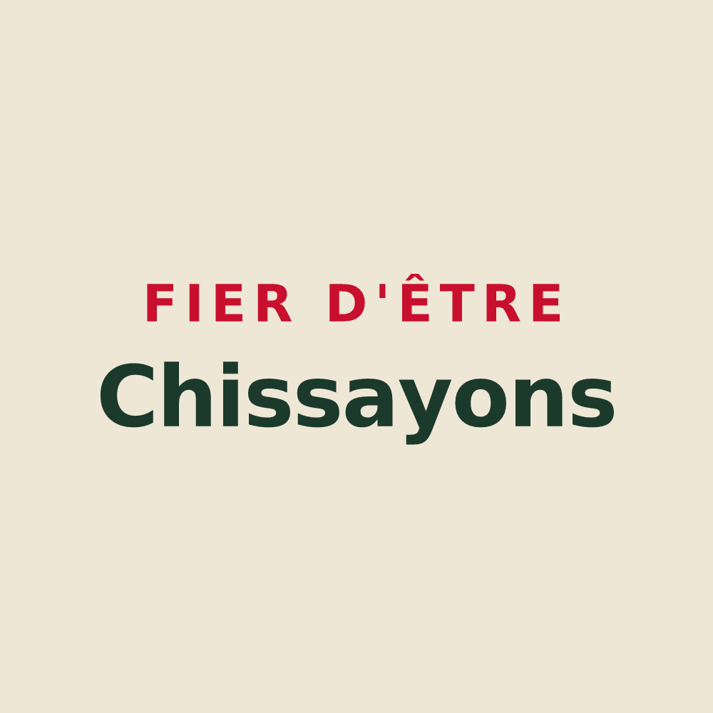 Tote bag « Fier d'être Chissayons » — design pour Chissey-lès-Mâcon