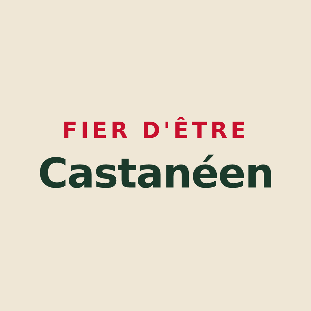 Tote bag « Fier d'être Castanéen » — design pour Chitenay
