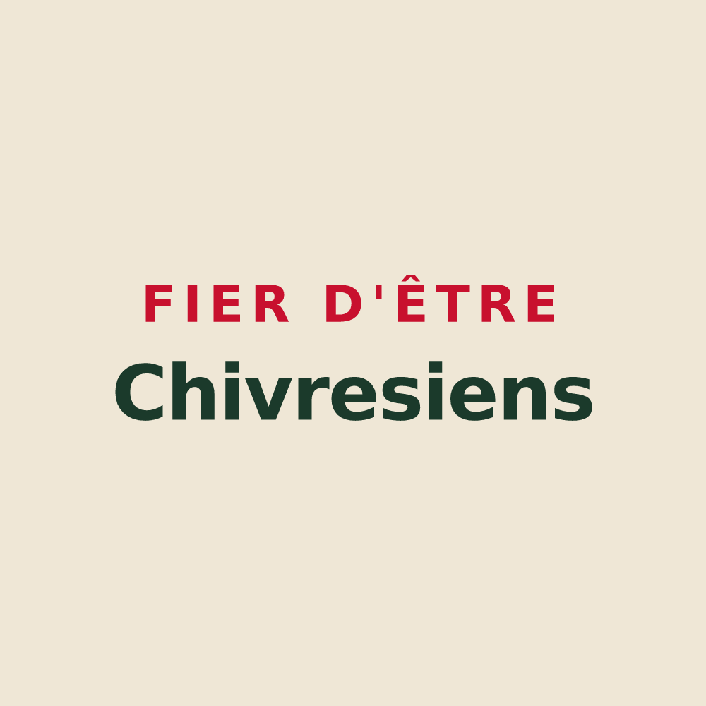 Tote bag « Fier d'être Chivresiens » — design pour Chivres-en-Laonnois