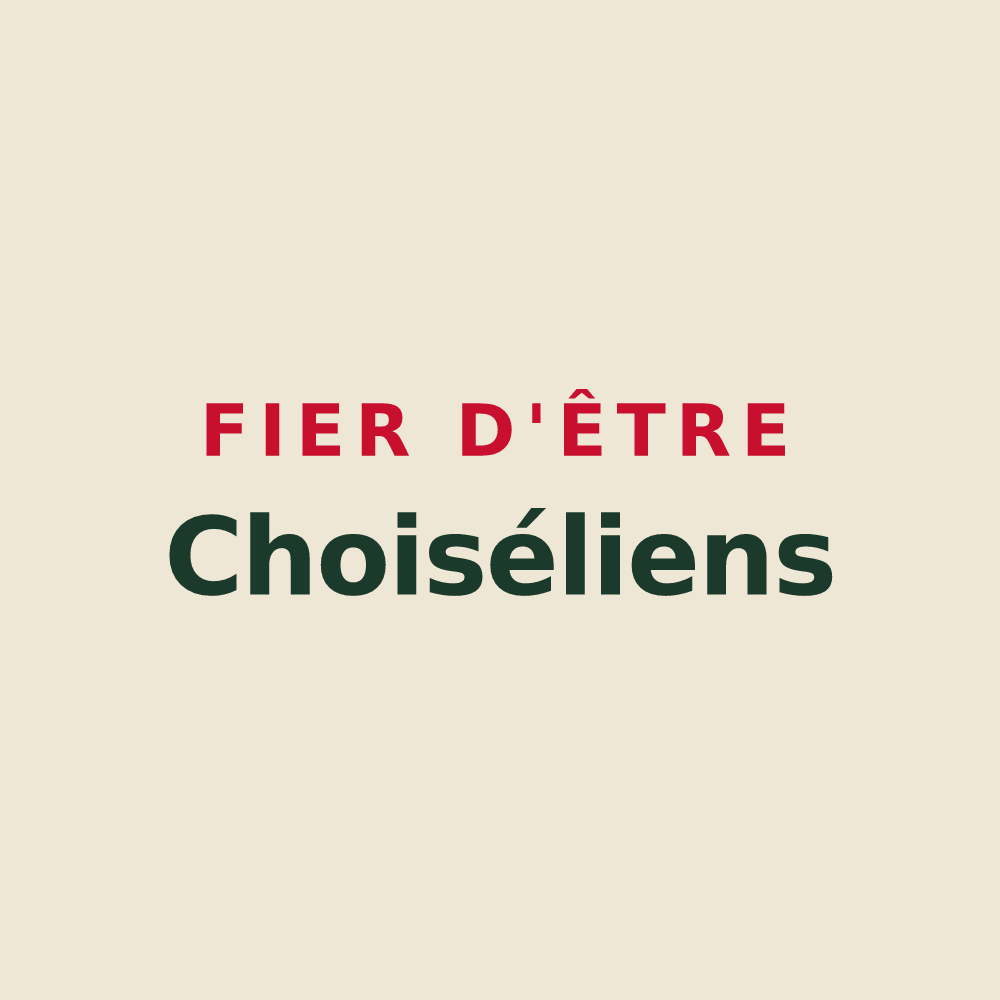 Tote bag « Fier d'être Choiséliens » — design pour Choisel
