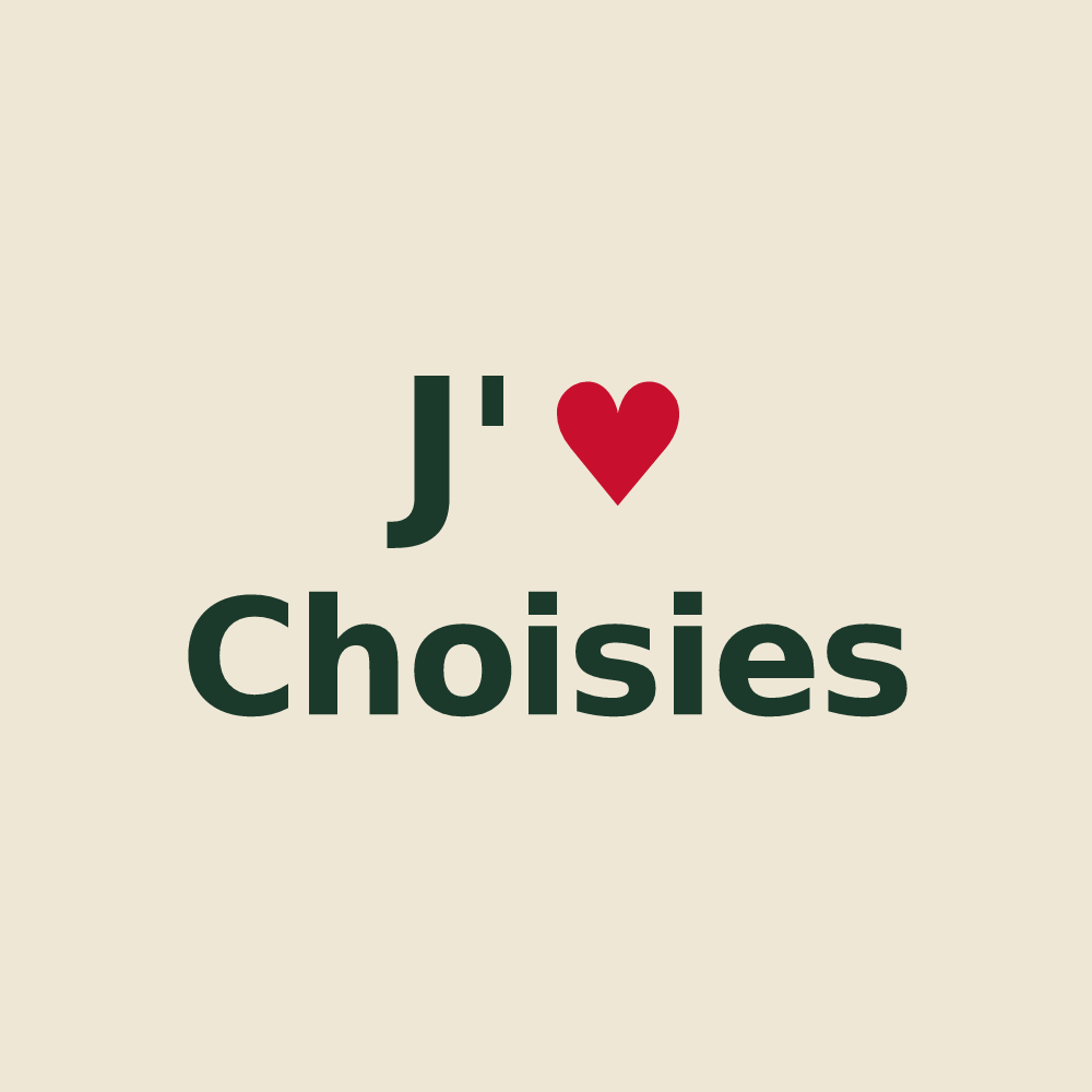 Tote bag personnalisé Choisies — design J'aime Choisies