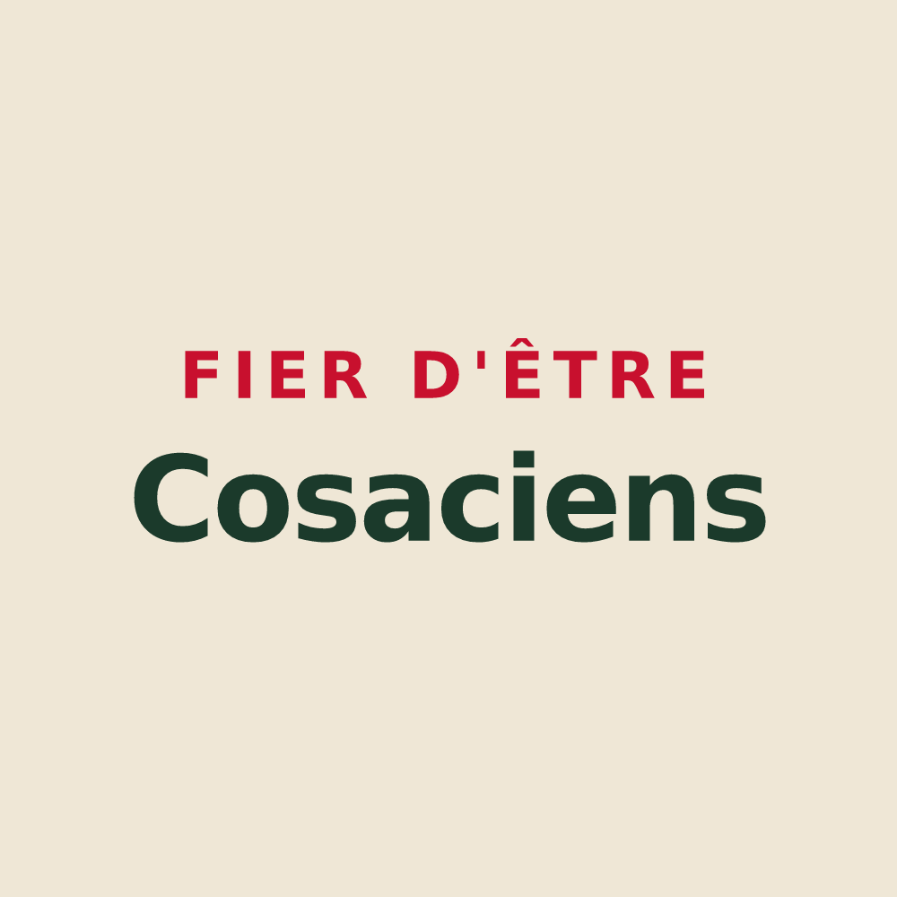 Tote bag « Fier d'être Cosaciens » — design pour Choisy-au-Bac