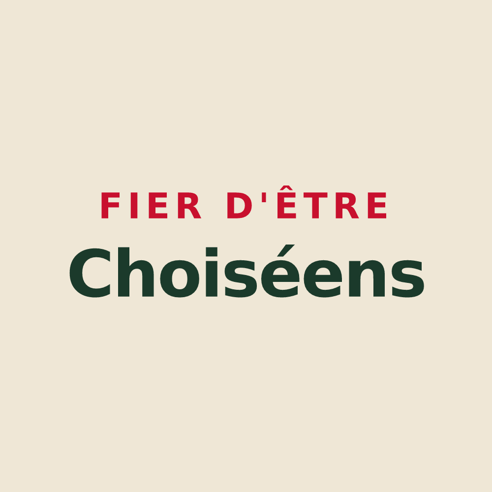 Tote bag « Fier d'être Choiséens » — design pour Choisy-en-Brie