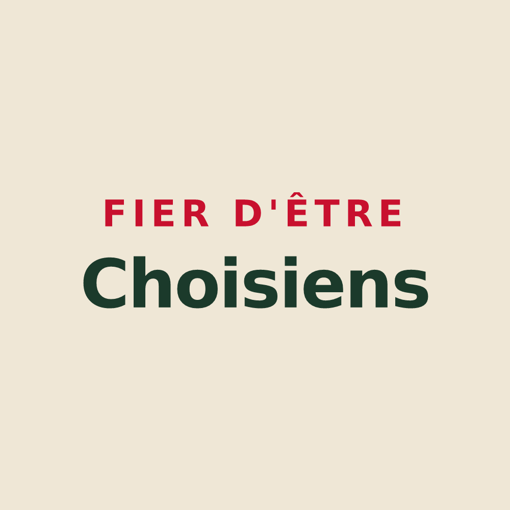 Tote bag « Fier d'être Choisiens » — design pour Choisy-la-Victoire