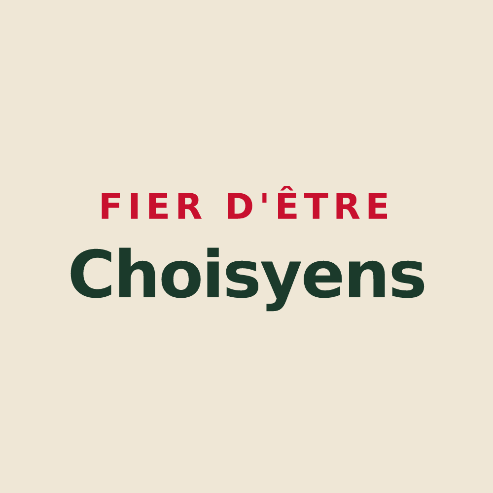 Tote bag « Fier d'être Choisyens » — design pour Choisy-le-Roi