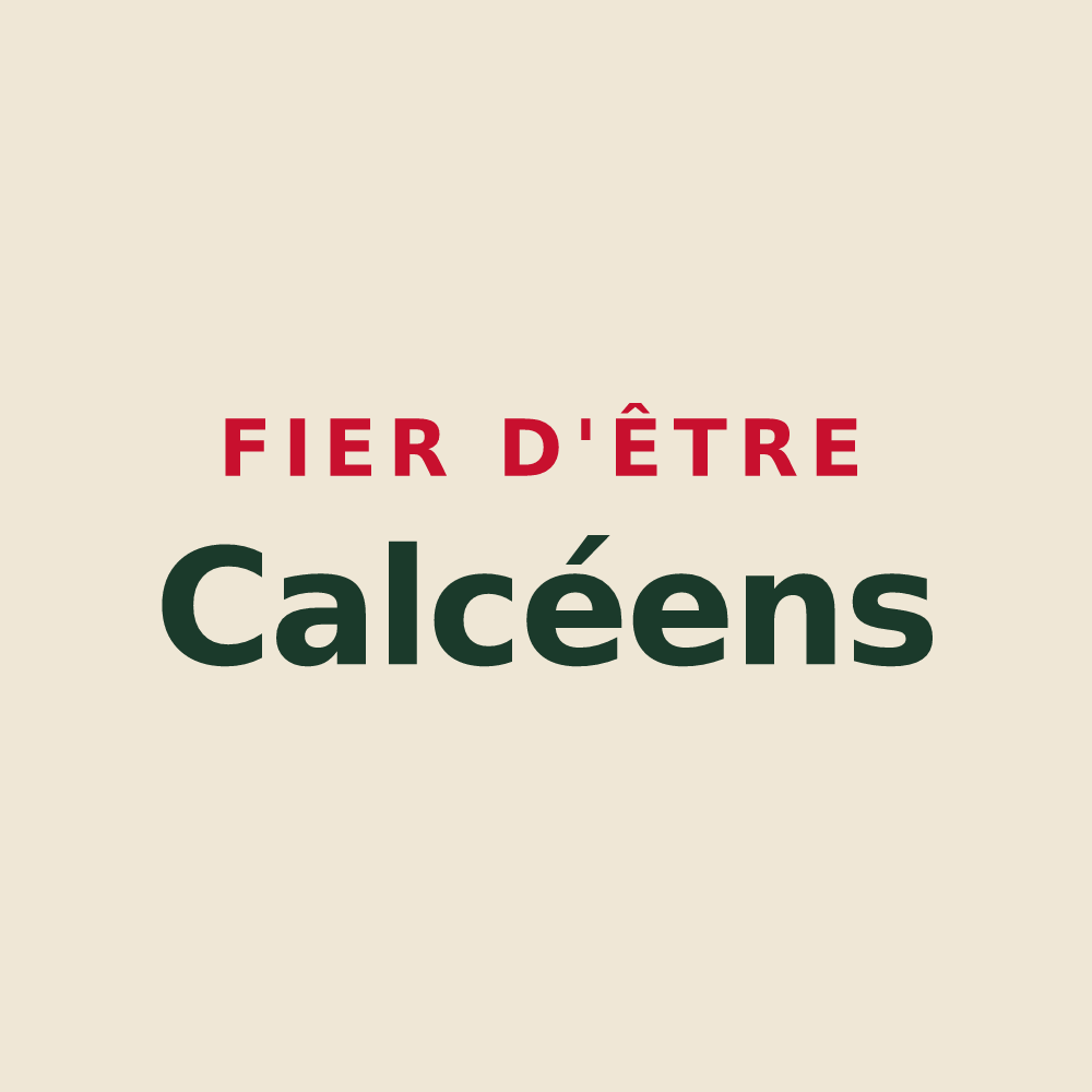 Tote bag « Fier d'être Calcéens » — design pour Chooz