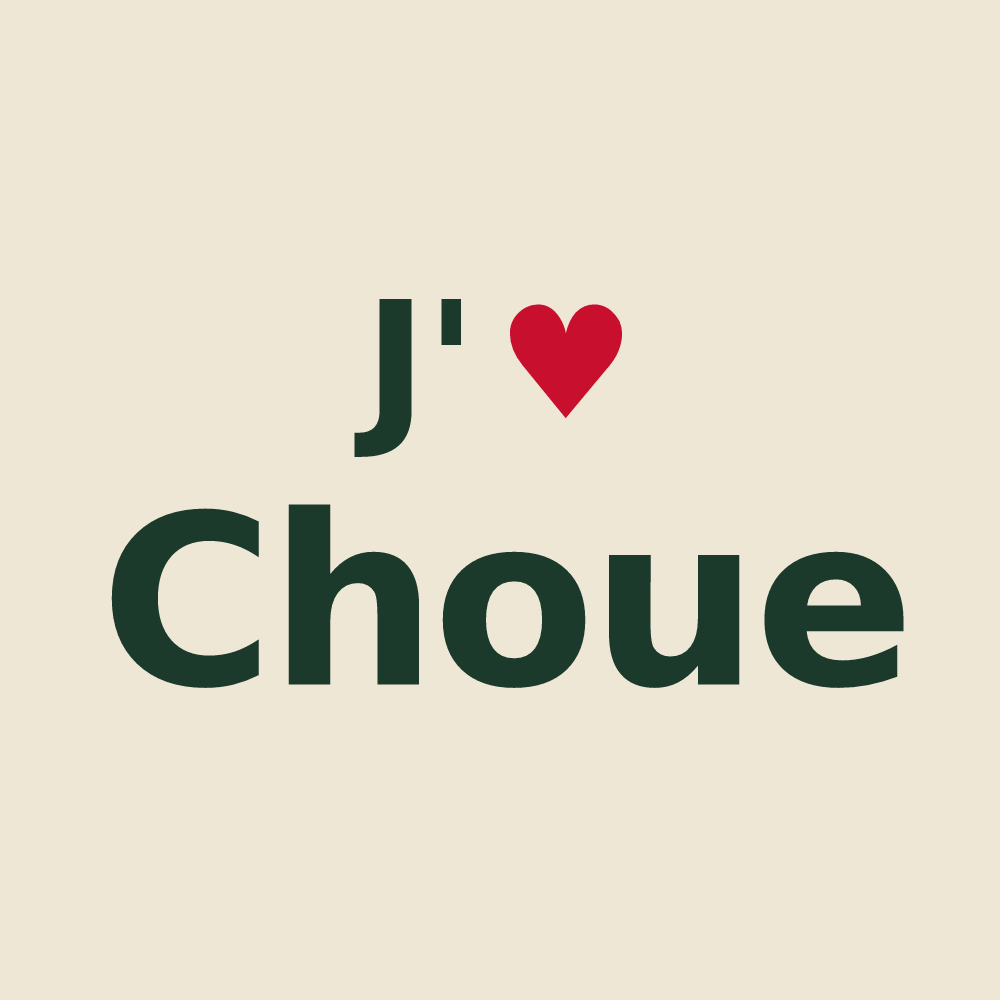 Tote bag personnalisé Choue — design J'aime Choue