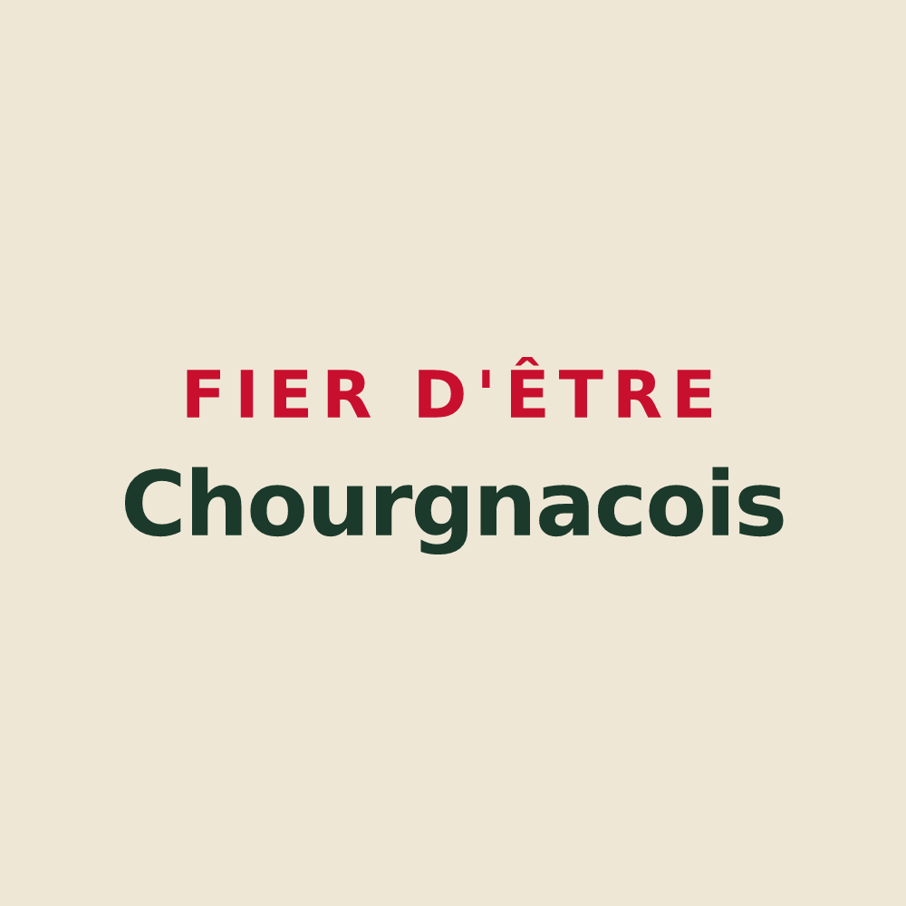 Tote bag « Fier d'être Chourgnacois » — design pour Chourgnac