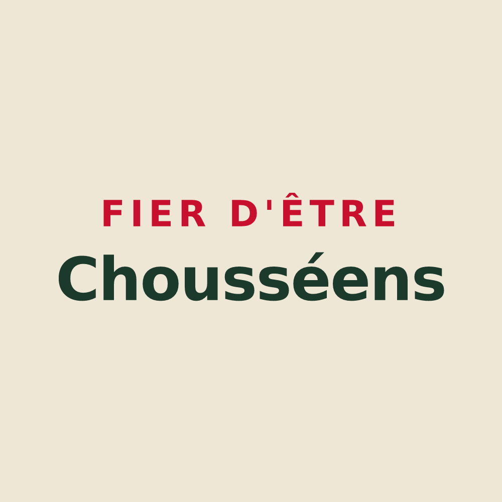 Tote bag « Fier d'être Chousséens » — design pour Choussy