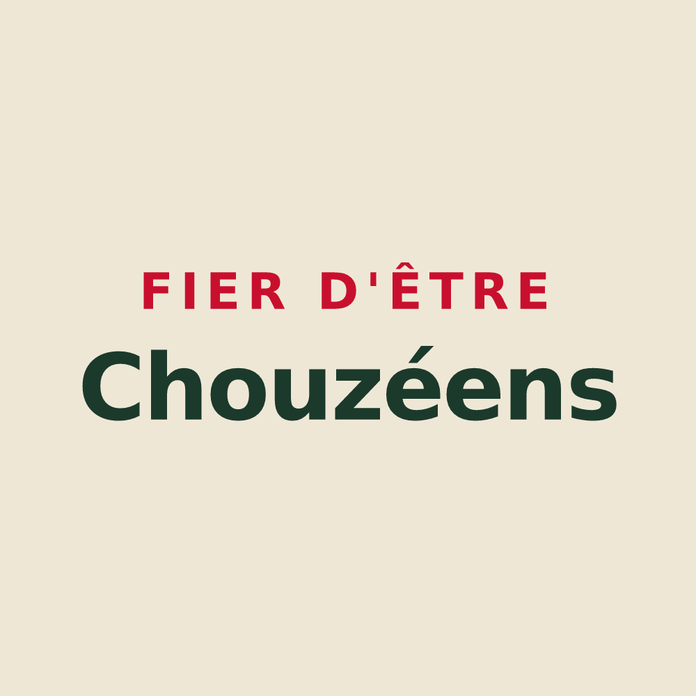 Tote bag « Fier d'être Chouzéens » — design pour Chouzé-sur-Loire