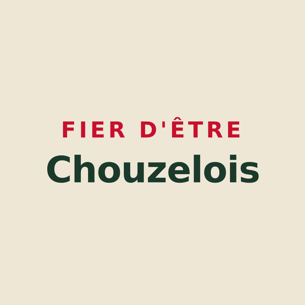 Tote bag « Fier d'être Chouzelois » — design pour Chouzelot