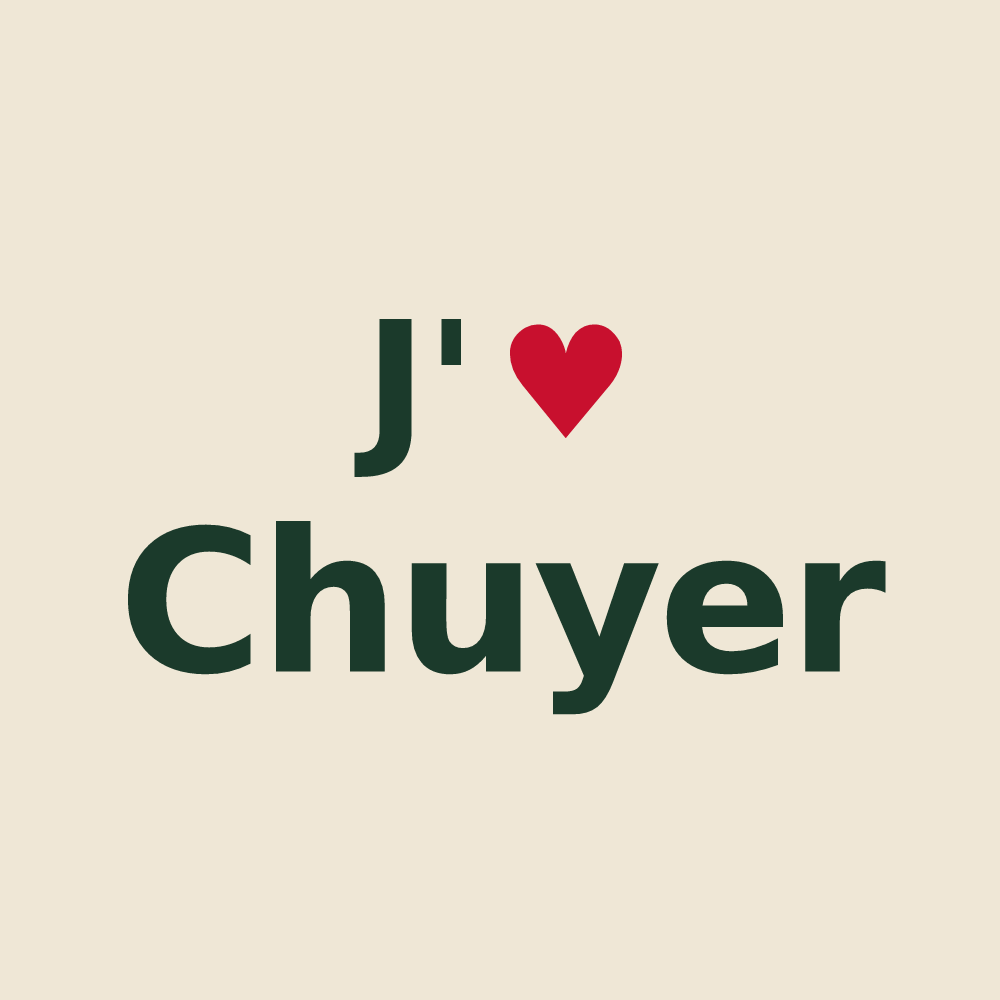 Tote bag personnalisé Chuyer — design J'aime Chuyer