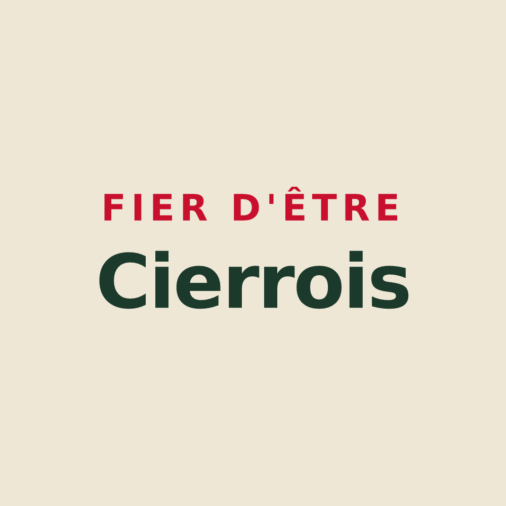 Tote bag « Fier d'être Cierrois » — design pour Cierrey