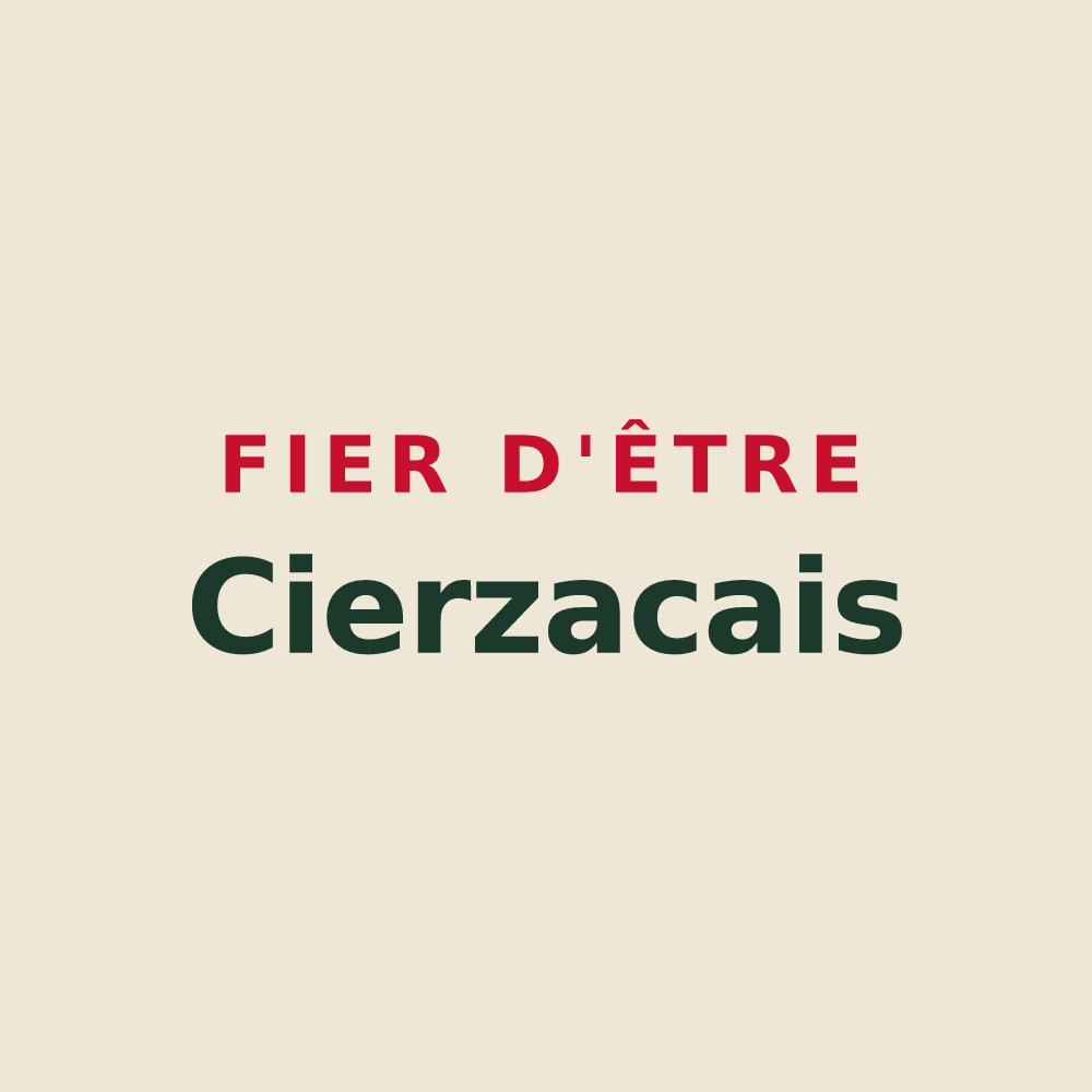 Tote bag « Fier d'être Cierzacais » — design pour Cierzac