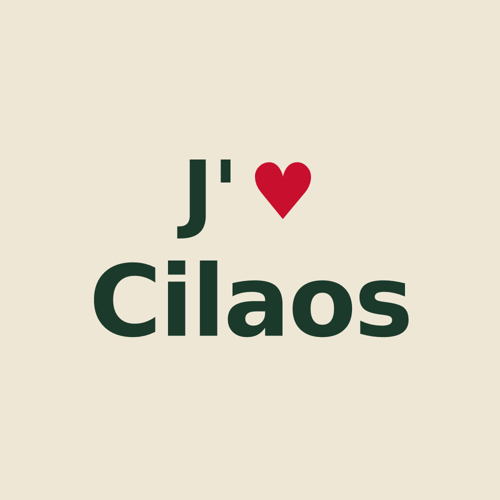 Tote bag personnalisé Cilaos — design J'aime Cilaos