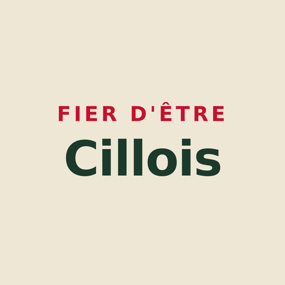 Tote bag « Fier d'être Cillois » — design pour Cilly