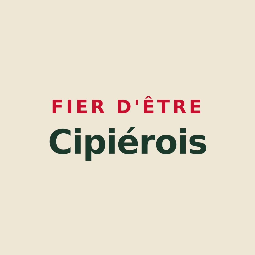 Tote bag « Fier d'être Cipiérois » — design pour Cipières