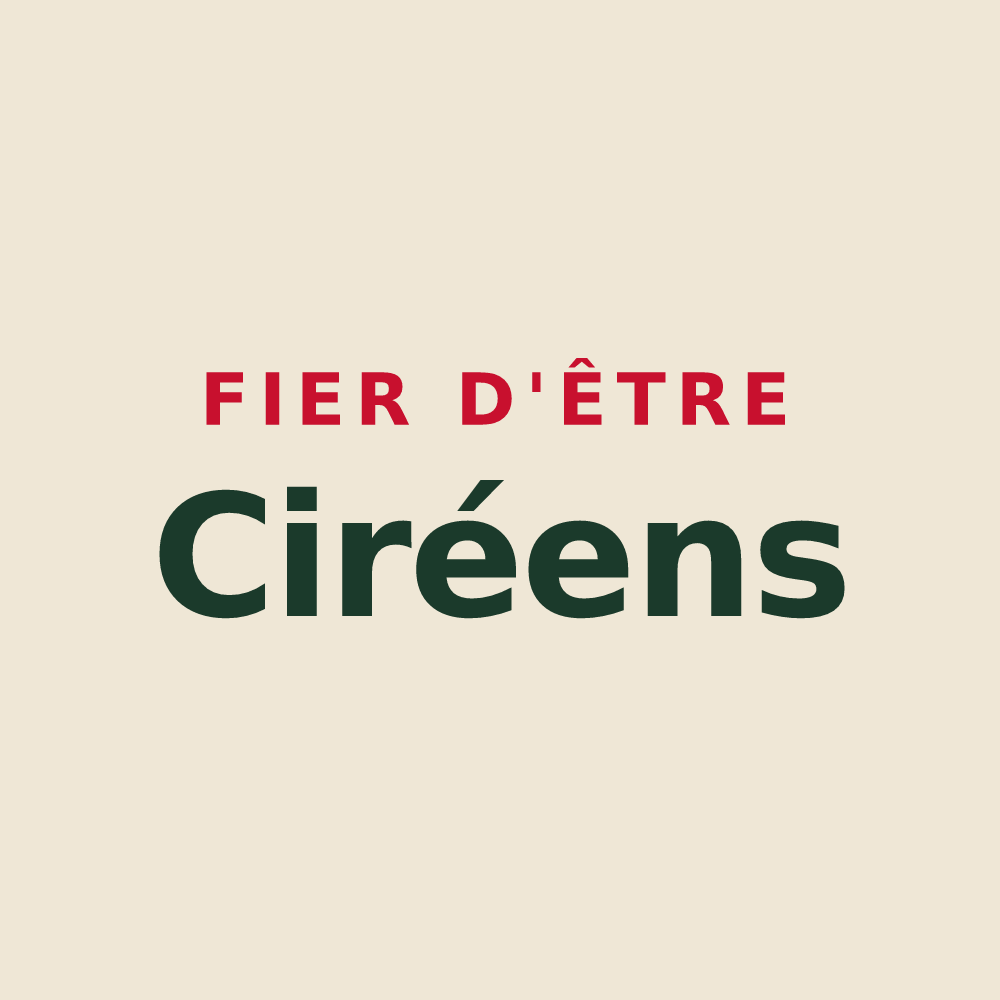 Tote bag « Fier d'être Ciréens » — design pour Ciré-d'Aunis