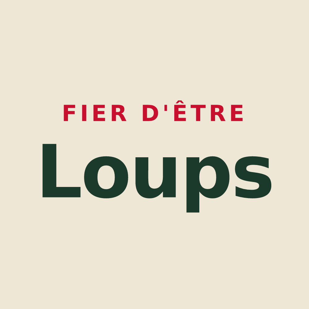 Tote bag « Fier d'être Loups » — design pour Cirey-sur-Vezouze