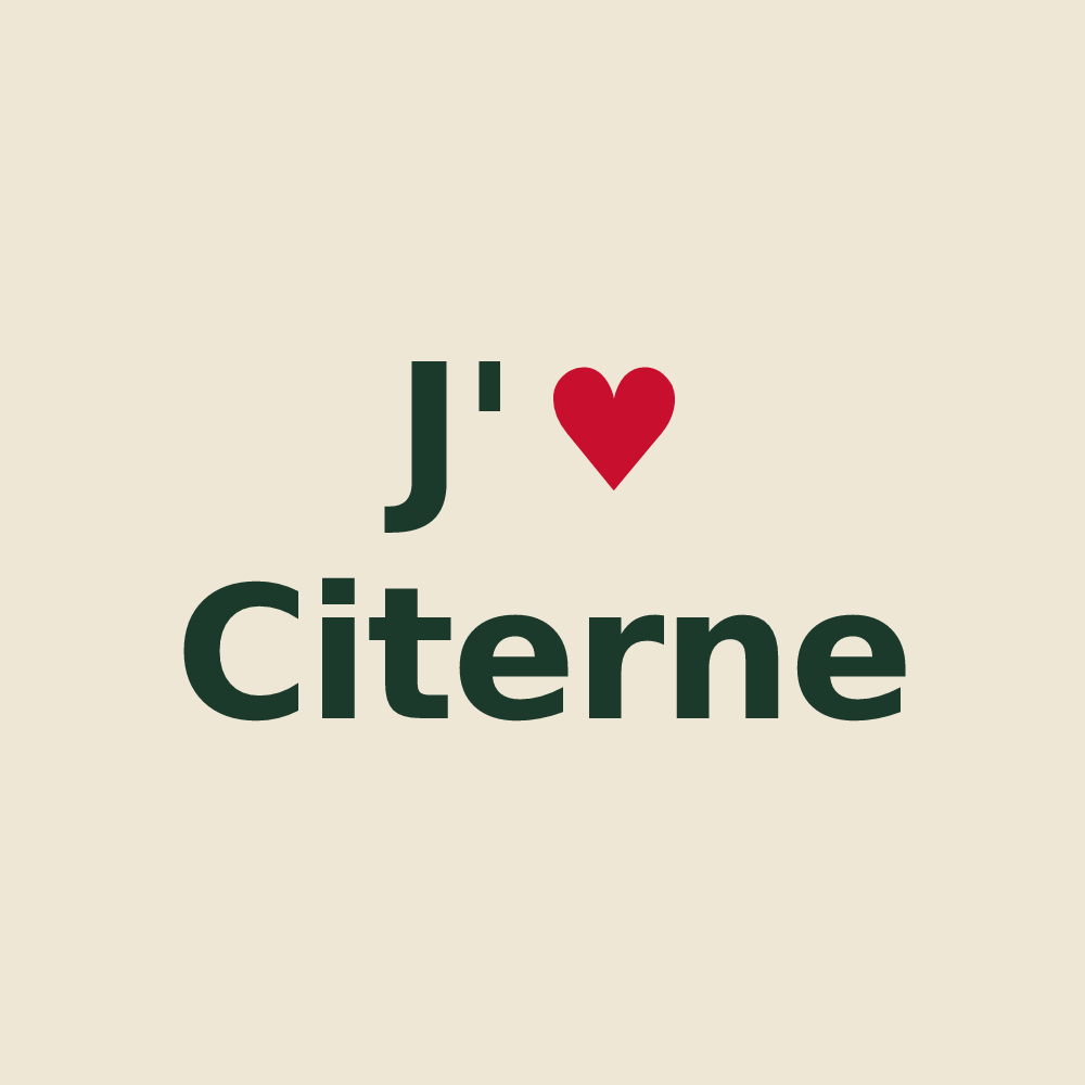 Tote bag personnalisé Citerne — design J'aime Citerne