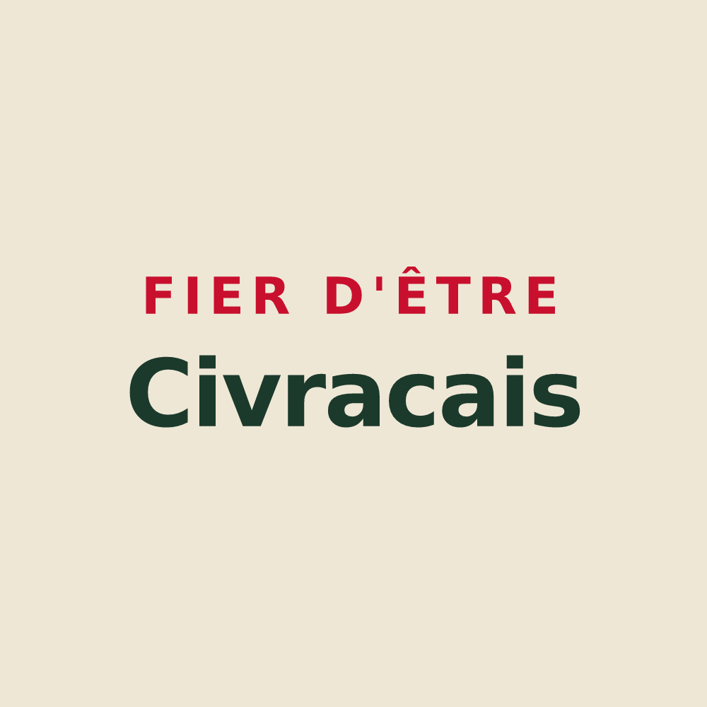 Tote bag « Fier d'être Civracais » — design pour Civrac-de-Blaye