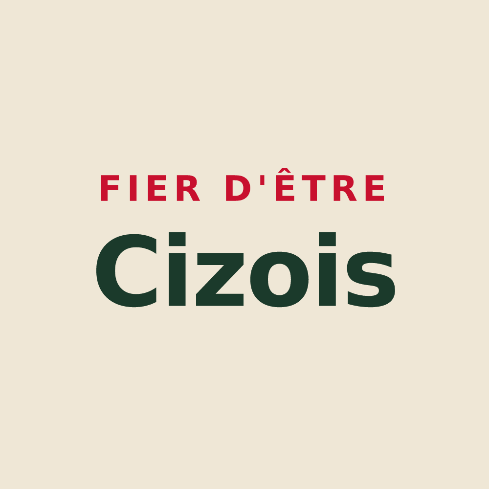 Tote bag « Fier d'être Cizois » — design pour Cize