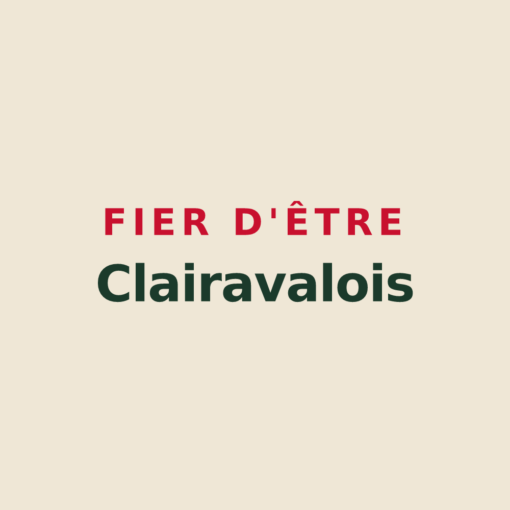 Tote bag « Fier d'être Clairavalois » — design pour Clairavaux