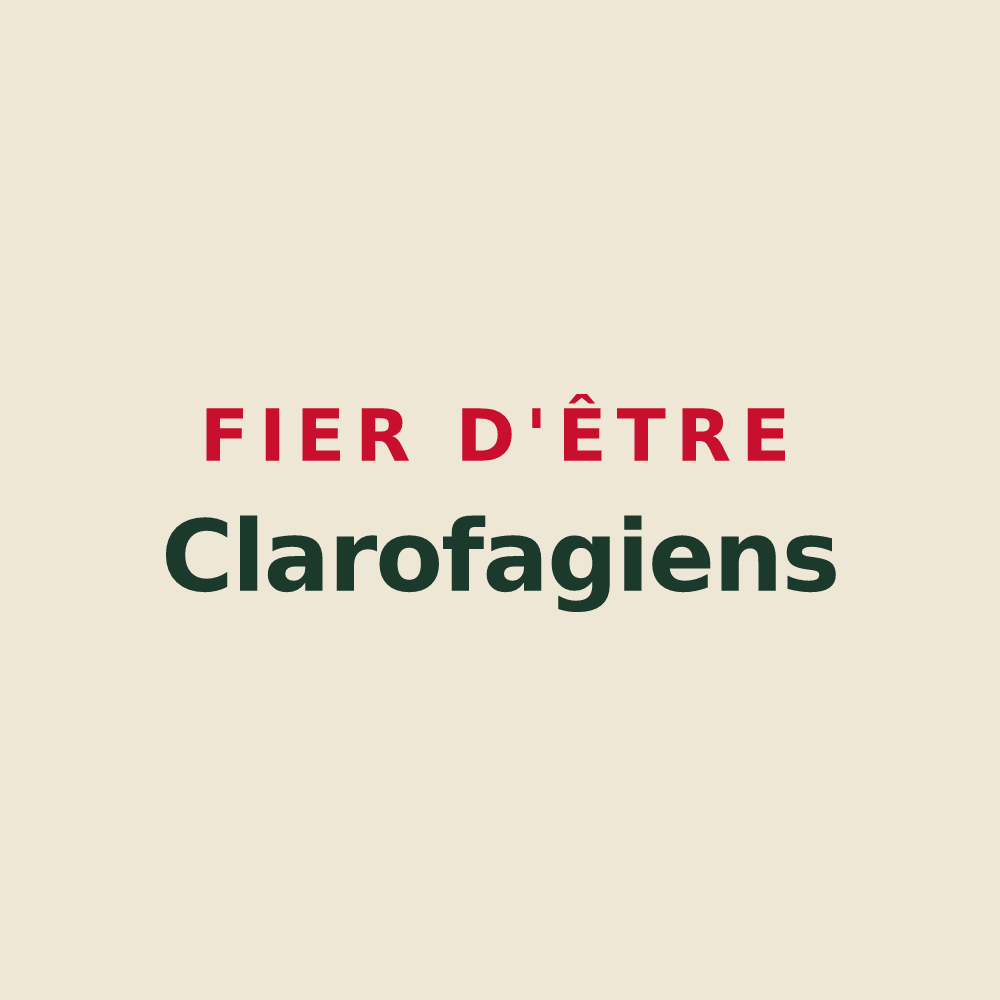 Tote bag « Fier d'être Clarofagiens » — design pour Clairfayts
