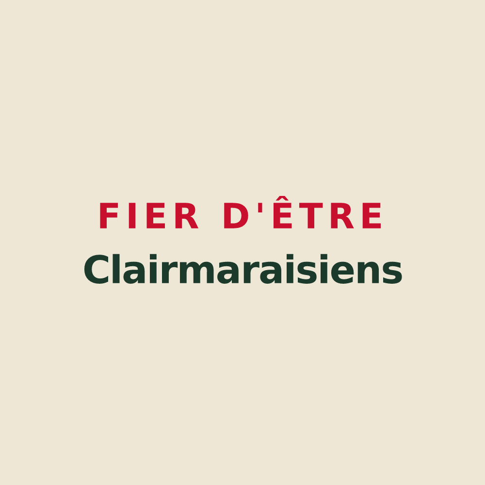 Tote bag « Fier d'être Clairmaraisiens » — design pour Clairmarais