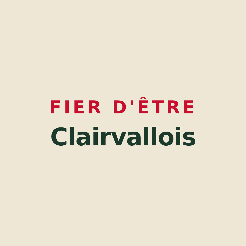 Tote bag « Fier d'être Clairvallois » — design pour Clairvaux-d'Aveyron