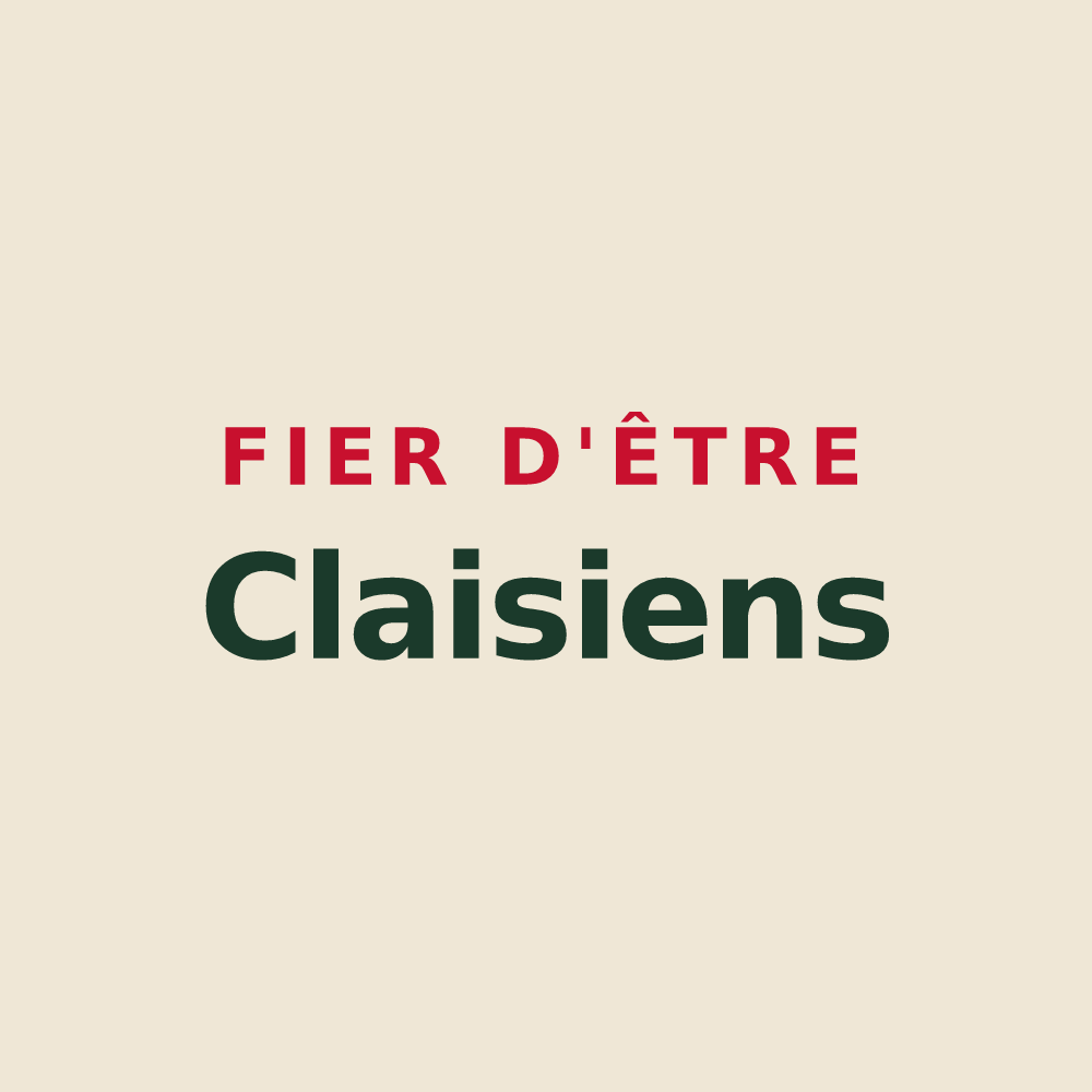 Tote bag « Fier d'être Claisiens » — design pour Clais