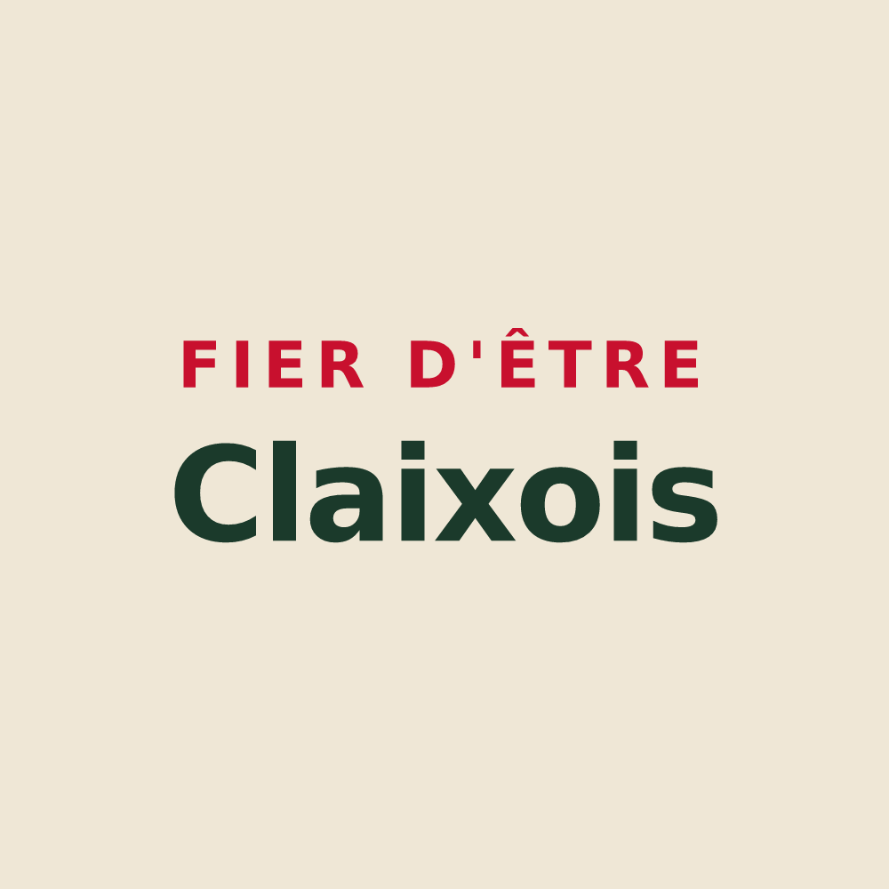 Tote bag « Fier d'être Claixois » — design pour Claix