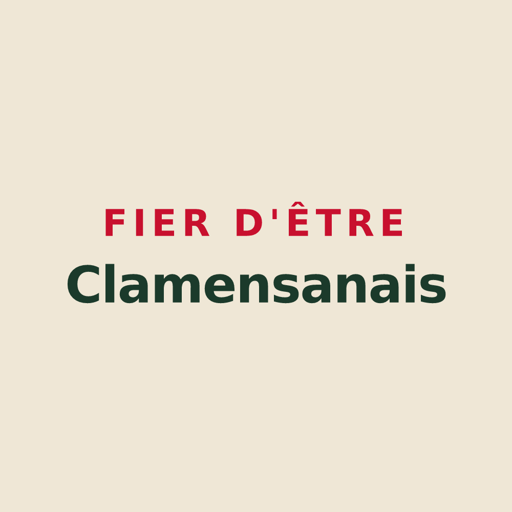 Tote bag « Fier d'être Clamensanais » — design pour Clamensane