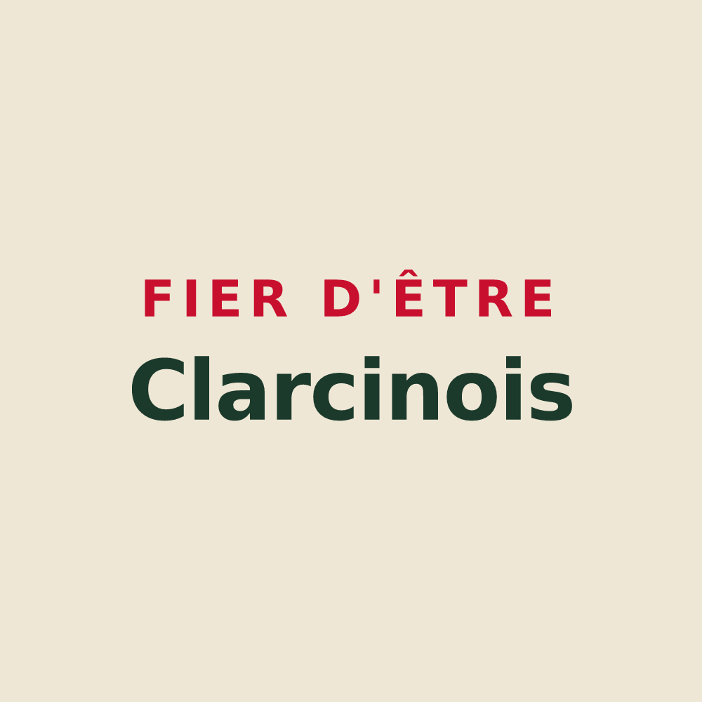 Tote bag « Fier d'être Clarcinois » — design pour Clarafond-Arcine