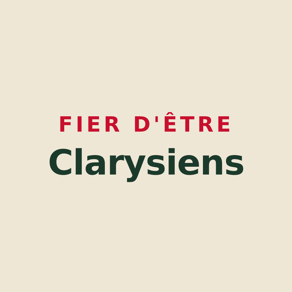 Tote bag « Fier d'être Clarysiens » — design pour Clary